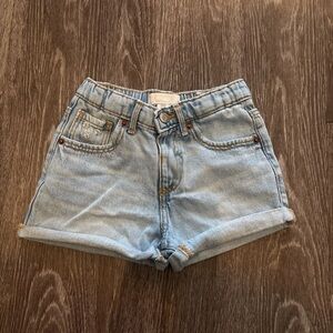 Zara Kids Light Blue Denim Shorts Size 5 Years